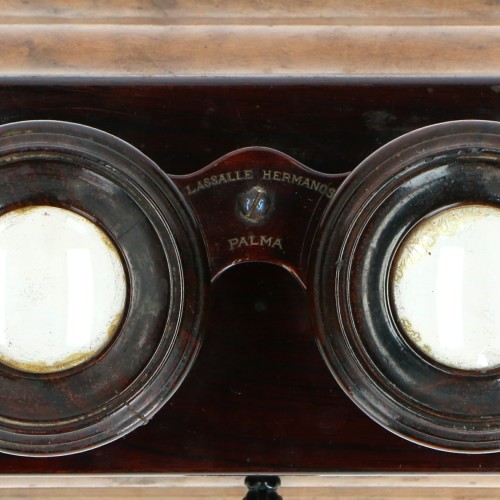 Visor estéreo tipo Brewster, con óptica Lassalle Hermanos Palma