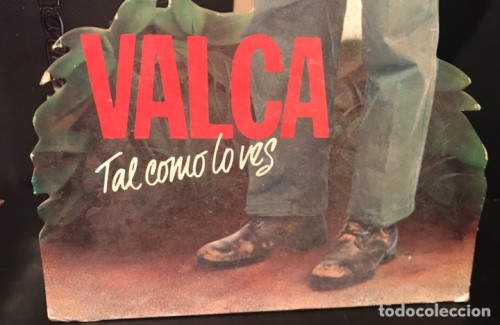 Display publicidad Valca, en cartón troquelado