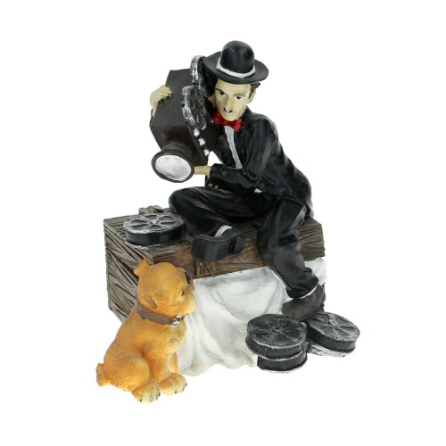 Figura Chaplin cine hucha