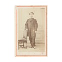 CDV hombre de pie, de fotógrafo Nadar