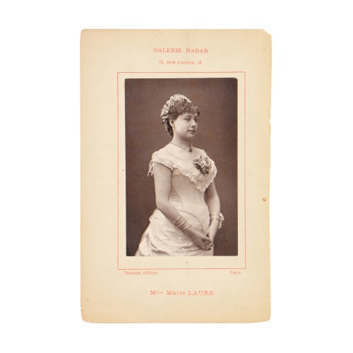 CDV Melle Marie Laure, de Nadar