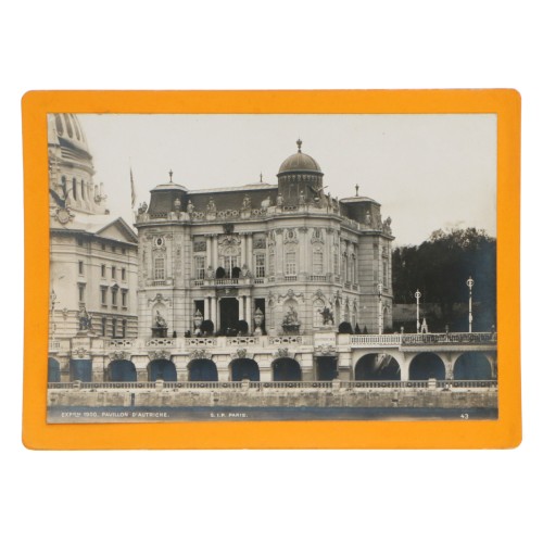 Postal Graphoscopio Expon 1900 - Nº43 Pabellon de Austria