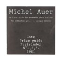 Revista Price guide Michel Auer