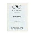 Revista Optical Catalogue - H.W.English