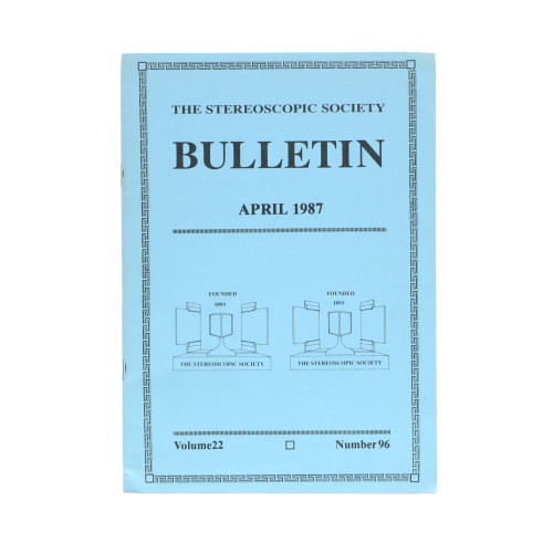 Revista The Stereoscopic Society Bulletin Abril 1987