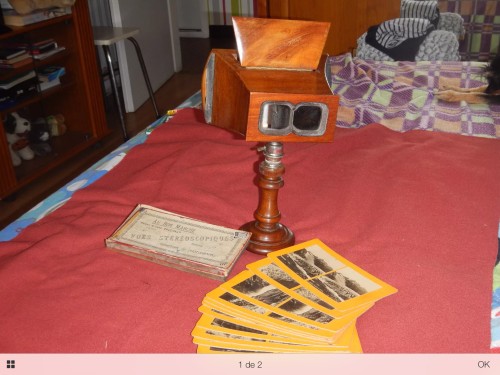 Wood Stereo Viewer 8x17