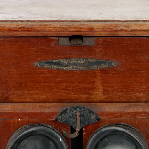 Stereo viewer antique wooden