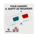 Folleto 3D con gafas coches Renault (Frances)