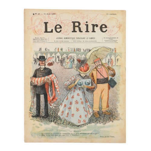 Photography magazine Le Rire August 31, 1895