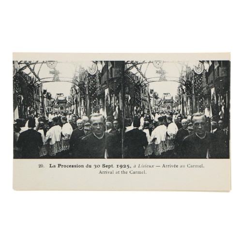 Vistas Estereoscopicas Postales "La Procession du 30 Septembre1925"