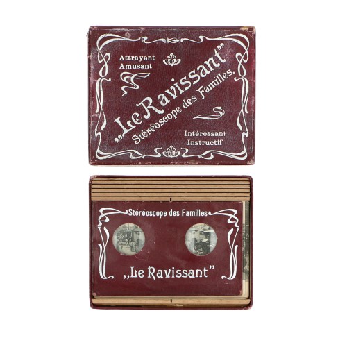 Le Ravissant stereo viewer with original box and views