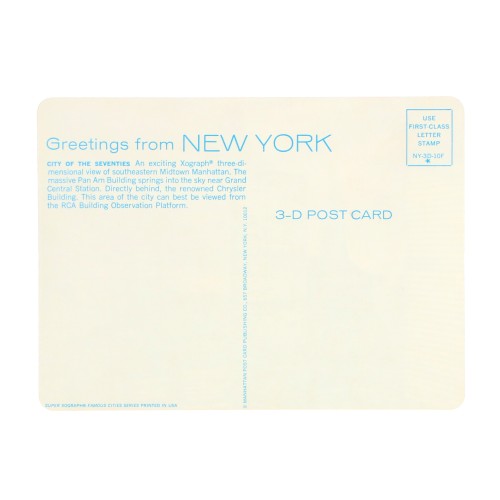 Postal 3D New York