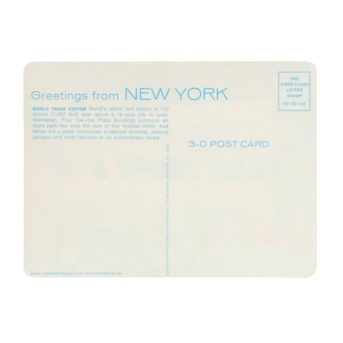 Postal 3D New York