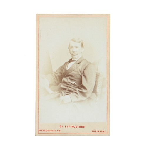 CDV Dr. David Livingstone Explorador africano Nilo, de London Stereoscopic Company