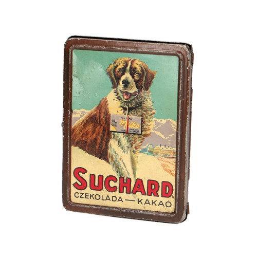 Suchard chocolate stereo viewer metal dog Sanbernardo