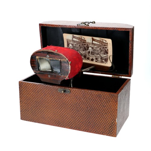 Stereo viewer with original case