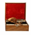 Mexican wooden stereo viewer with Case 1895 views