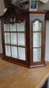 Dutch mahogany cabinet with light