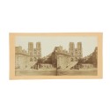 Vista estereoscopica carton Notre Dame 17,5x8x5