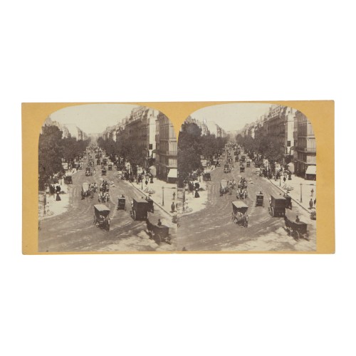 Vista estereoscopica carton Paris Instantane 17,5x8x5