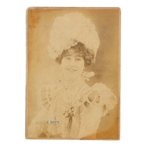 Carte de visite Actriz E. Hope - Alfred Ellis