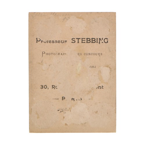 Carte de visite Actriz Lise Fleuron - Professeur Stebbing