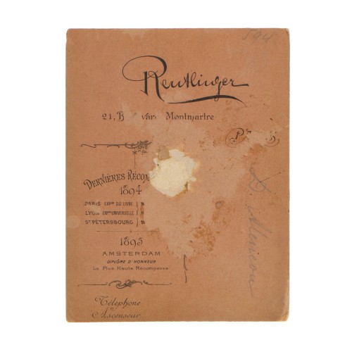 Carte de visite Actriz D´Alençon - Reutlinger