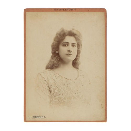 Carte de visite Actriz Breval - Reutlinger