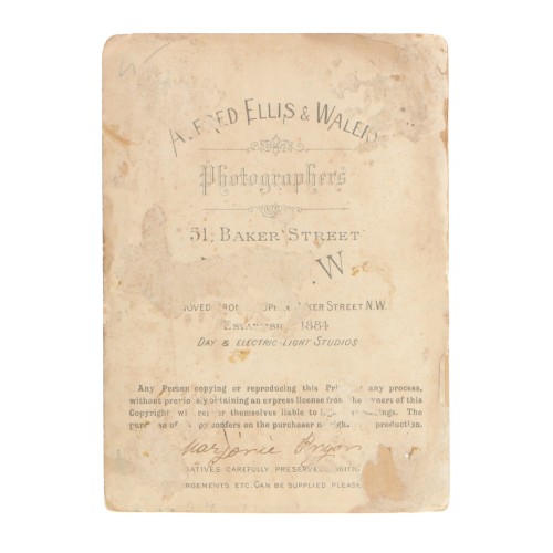 Carte de visite Actriz Alfred Ellis & Walery