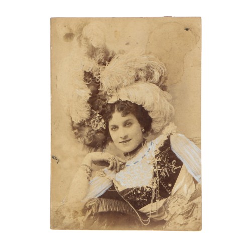 Carte de visite Actriz