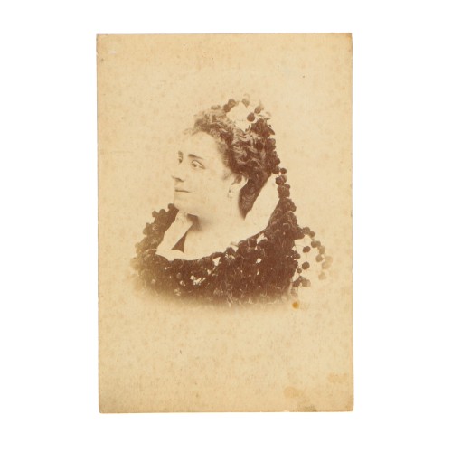 Carte de visite Actriz