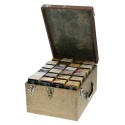 Stereoscopic slides collection to original transport container storage with 300 euros I think eBay