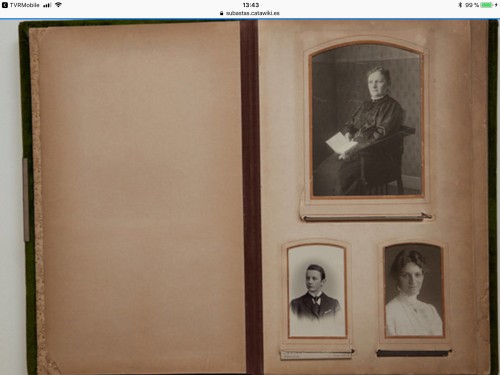 Álbum fotos con fotos siglo XIX 1922.  52 fotografias