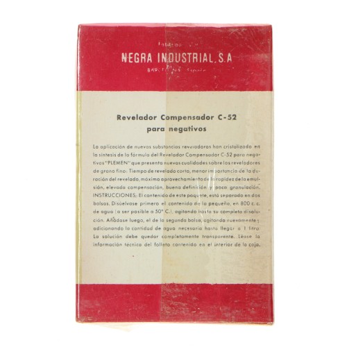 Revelador para Papeles NEGTOR - Compensador C-52 - Negra industrial x2