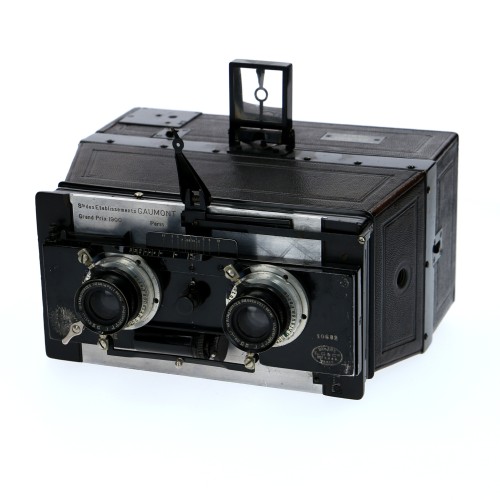 Gaumont Stereo Camera Grand Prix 1900 8x16