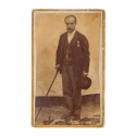 Carte de visite Retrato hombre con baston