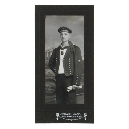 Carte de visite Marino Armada Imperial Alemana - Hermann Jansen