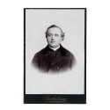 Cabinet card retrato hombre - Fotografo Barthelemy