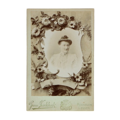 Cabinet Card retrato mujer - Pierre Koekkoek