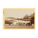 Cabinet Card paisaje Biarritz - Fotografo P. Frois