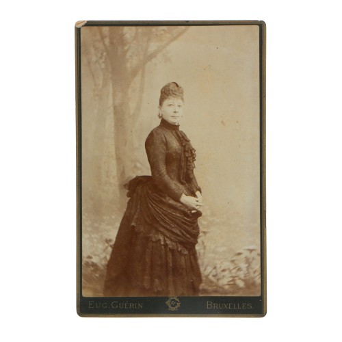 Cabinet Card retrato mujer - Eugene Guerin