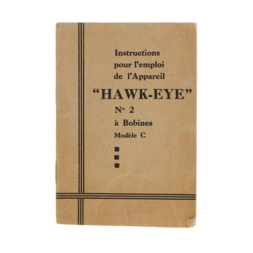 Manual instrucciones Kodak Hawk-eye Nº2 (Frances)