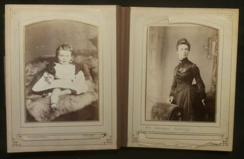 Álbum de fotografías victoriano