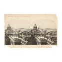 Vista estereoscopica Postkarte - Rom vom Quirinal aus