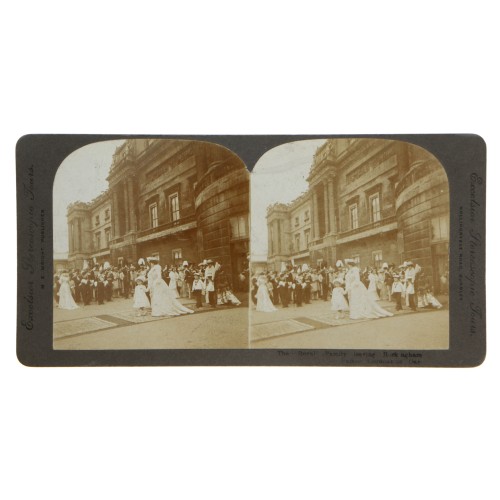 Vista estereoscopica Excelsior Stereoscopic Tours - M.E.Wright - Familia Real