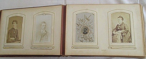 Album de fotos victoriano 1887