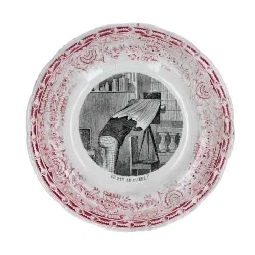 Plato porcelana Gien France