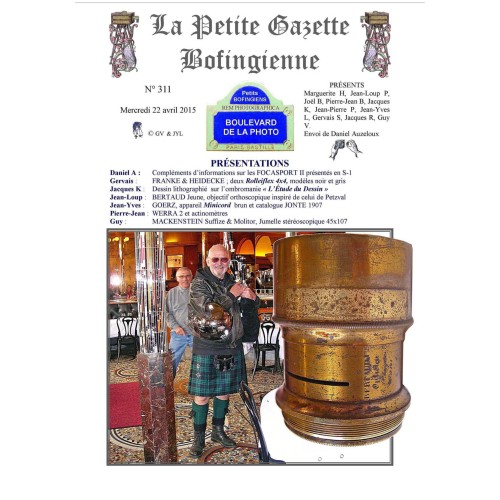 Revista 'La Petite Gazette Bofingienne' Nº 311 - 22 abril 2015