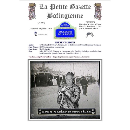 Revista 'La Petite Gazette Bofingienne' Nº 323 - 15 julio 2015