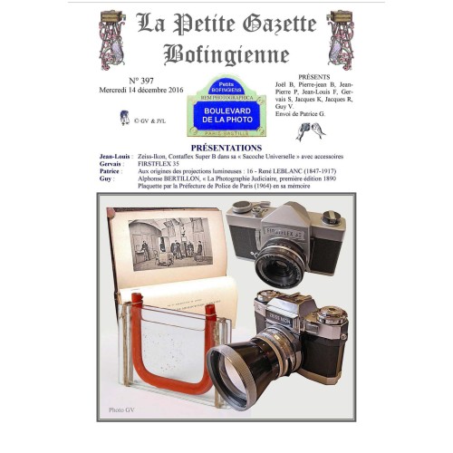 Revista 'La Petite Gazette Bofingienne' Nº 397 - 14 diciembre 2016